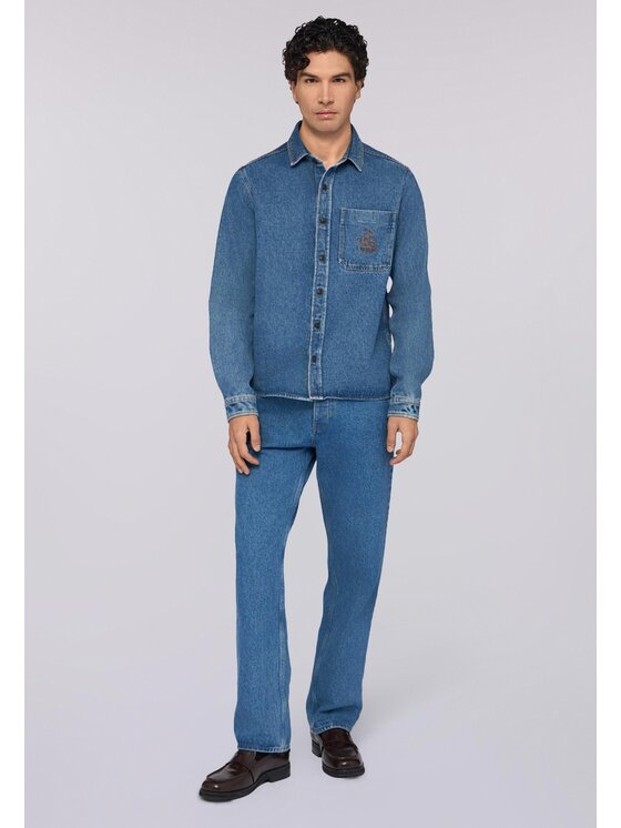 Trussardi Trussardi Camicia 54038000018N034 Celeste Regular Fit