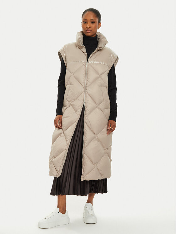 Marella Marella Giubbotto piumino Amianto 2423496025 Beige Regular Fit