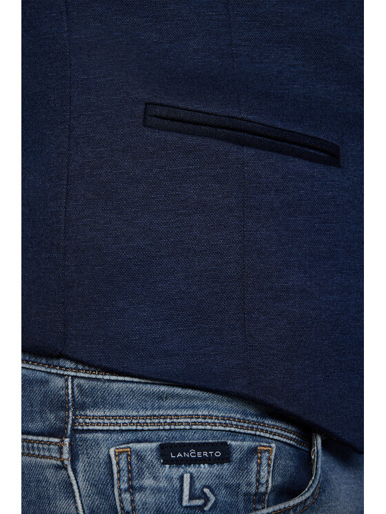 Lancerto Lancerto Kamizelka Ardales KA131123000017 Granatowy Slim Fit