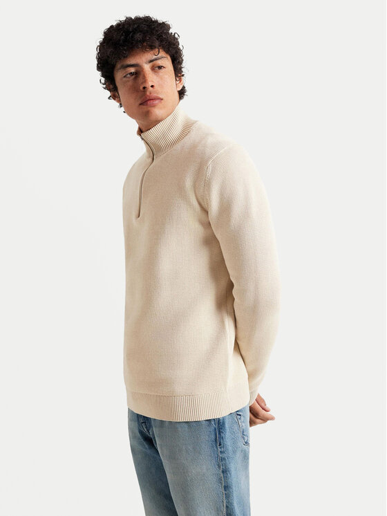 Selected Homme Selected Homme Kampsun Dane 16092601 Beež Regular Fit