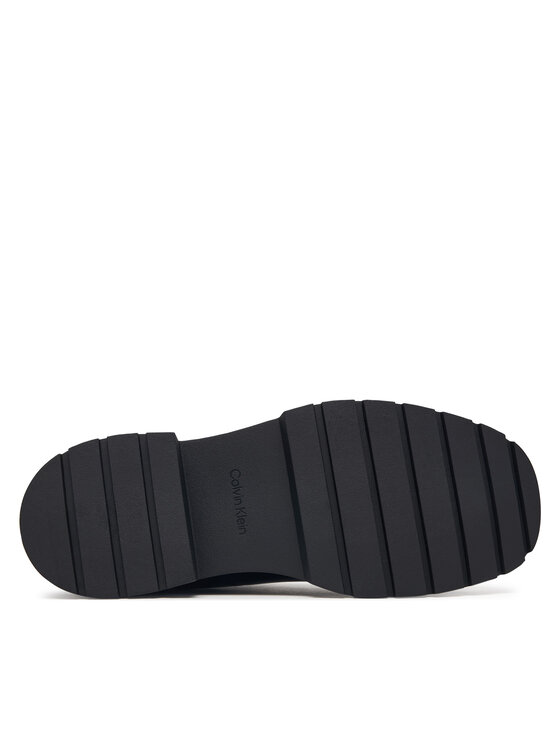 Calvin Klein Calvin Klein Μποτάκια Chunky Zip Boot Shiny Lth HW0HW03200 Μαύρο