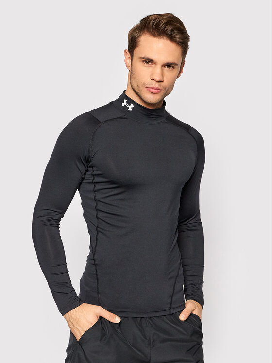Under Armour Under Armour Funkční tričko HeatGear® Mock 1369606 Černá Skinny Fit