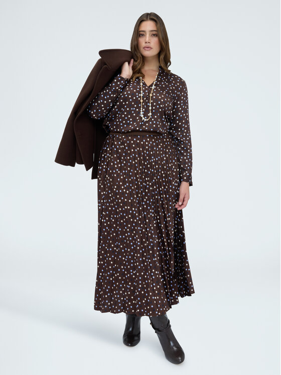 Fiorella Rubino Fiorella Rubino Blusa 2077T002462N0Z2 Marrone A-Line Fit