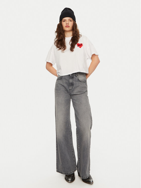 KARL LAGERFELD KARL LAGERFELD Marškinėliai A1W17074 Balta Regular Fit