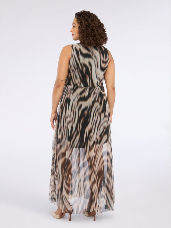 Fiorella Rubino Fiorella Rubino Vestito elegante 7015L001183N0Z3 Marrone A-Line Fit