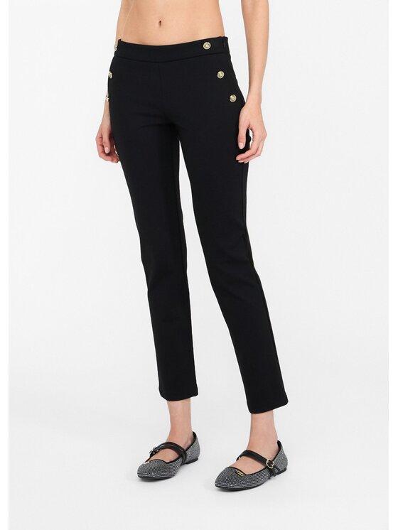 Liu Jo Liu Jo Spodnie materiałowe MF5348J918922222 Czarny Slim Fit