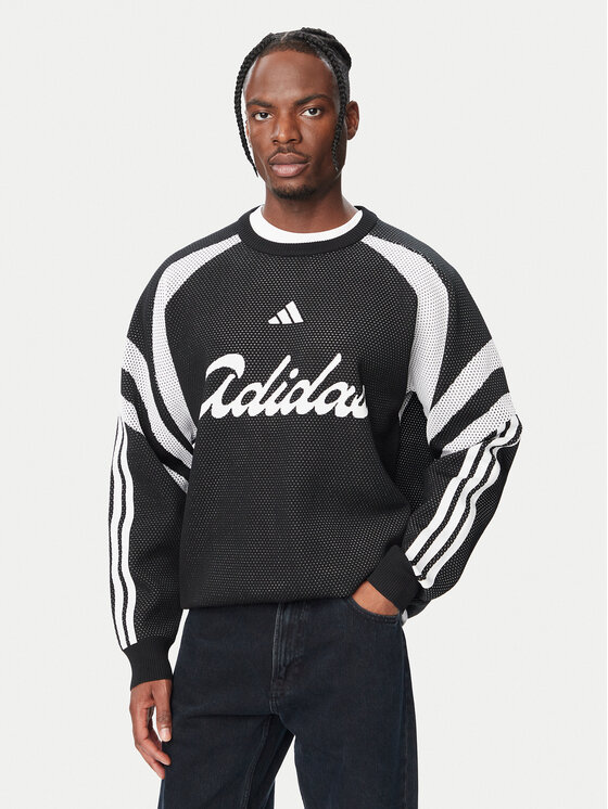 adidas adidas Sweatshirt House Of Tiro Knitted KF4814 Schwarz Loose Fit
