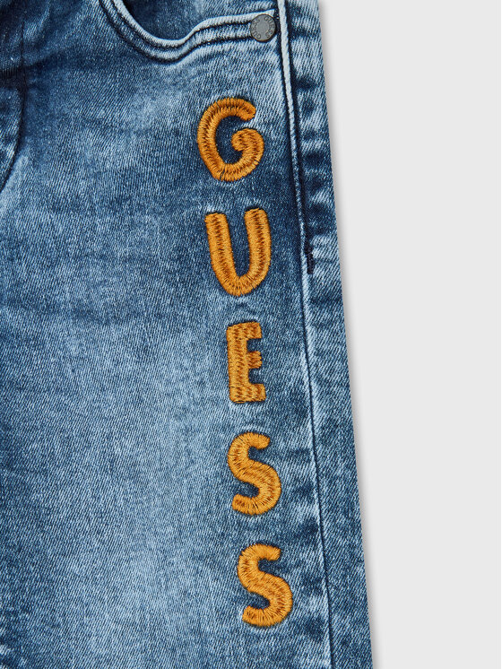 Guess Guess Teksapüksid L3GD13 D4GV0 Sinine Regular Fit