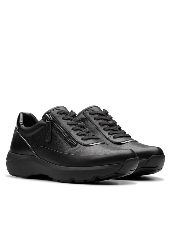 Clarks Clarks Снікерcи Tivoli Zip 26178732 Чорний