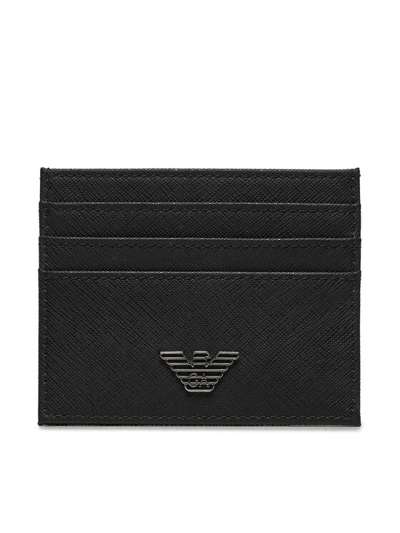 Emporio Armani Emporio Armani Set etui za kreditne kartice in obesek za ključe Y4R606 Y138E 81072 Črna