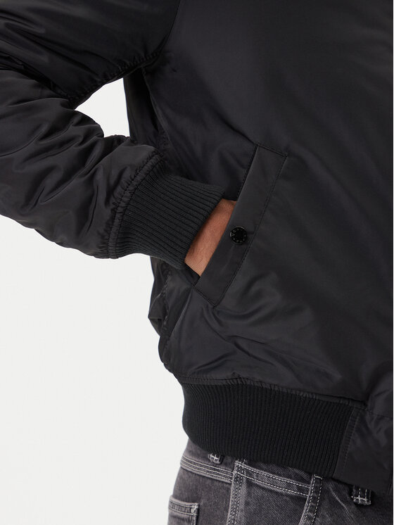 Alpha Industries Alpha Industries Μπόμπερ μπουφάν MA-1 TT Hood Two Tone 258100 Μαύρο Regular Fit