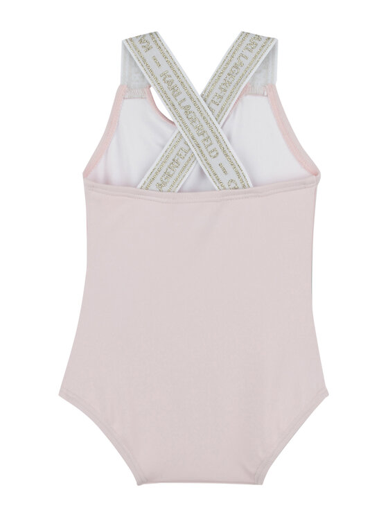 Karl Lagerfeld Kids Karl Lagerfeld Kids Jednodílné plavky Z30512 M Růžová
