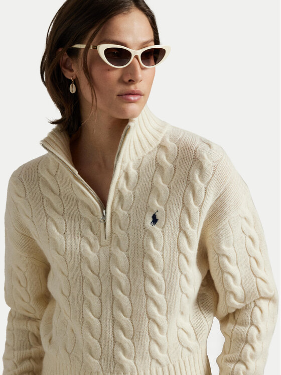 Polo Ralph Lauren Polo Ralph Lauren Džemper 211972130003 Écru Relaxed Fit