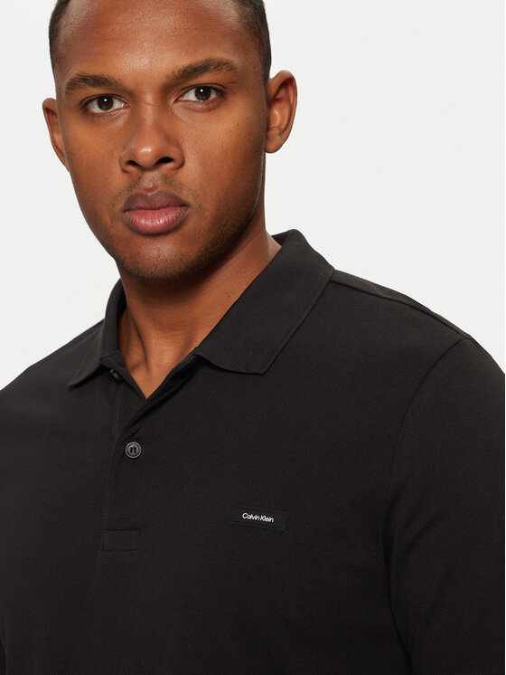 Calvin Klein Calvin Klein Polokošile K10K111196 Černá Slim Fit