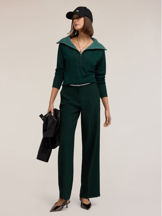 Motivi Motivi Cardigan M394W003478N015 Verde Regular Fit