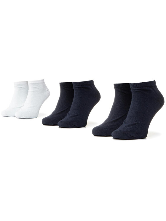Kappa Kappa Набір 3 пар низьких шкарпеток unisex 704275 Cиній