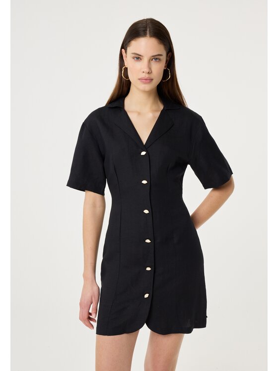 Fabienne Chapot Fabienne Chapot Sukienka codzienna 5999-509-102 Czarny Regular Fit