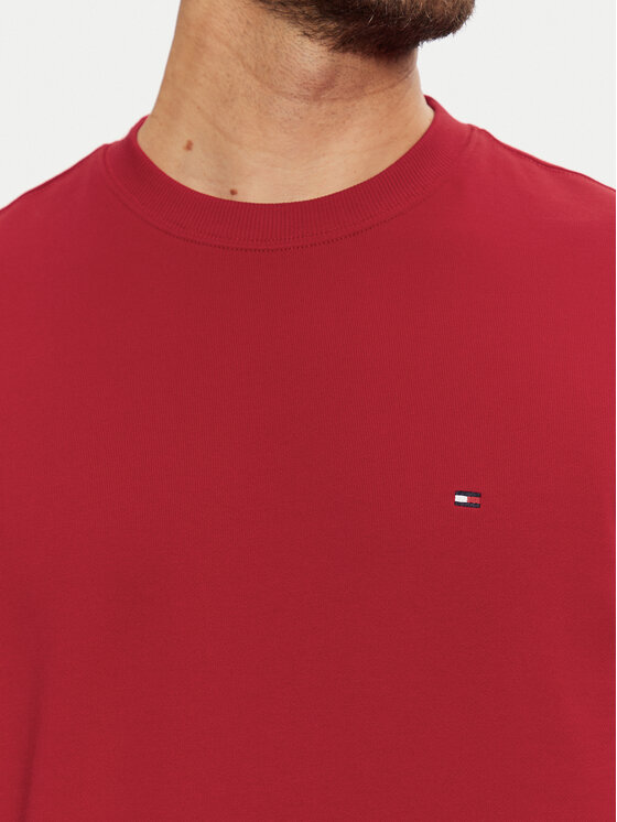 Tommy Hilfiger Tommy Hilfiger Bluza Essential MW0MW37237 Czerwony Regular Fit