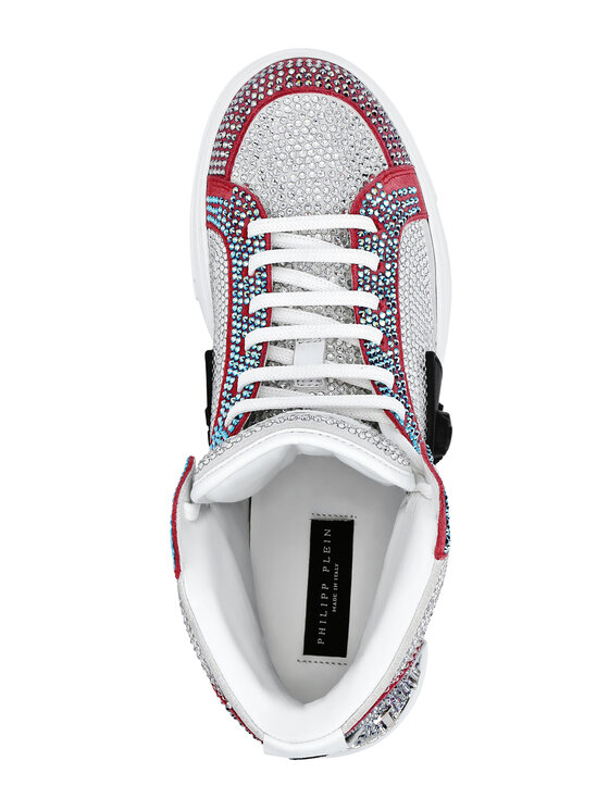 PHILIPP PLEIN PHILIPP PLEIN Sneakersy 7107 Biela