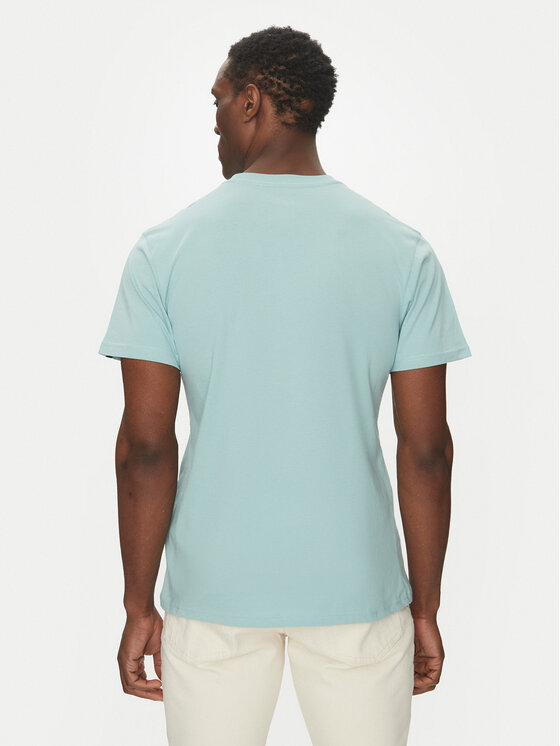 Quiksilver Quiksilver T-shirt EQYZT08042 Turchese Regular Fit