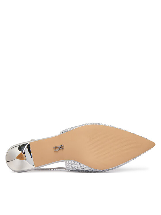 Steve Madden Steve Madden Pantofi cu toc subțire Korra-R 11004977 Argintiu