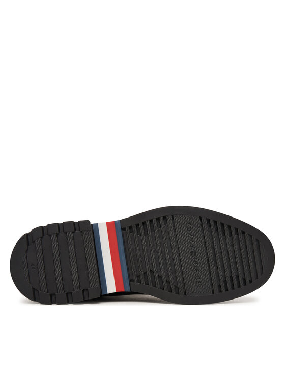 Tommy Hilfiger Tommy Hilfiger Sztyblety Corporate Casual Lth Chelsea FM0FM05966 Czarny