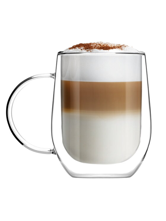 Vialli Design Vialli Design Komplet szklanek KOMPLET 2-SZKLANEK Z PODW.ŚC.300ML AMO 8616 Przezroczysty