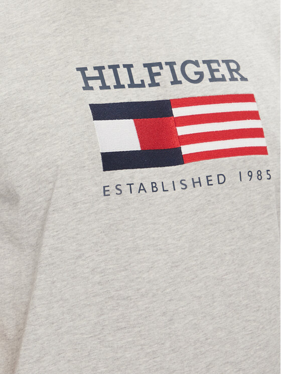Tommy Hilfiger Tommy Hilfiger Tričko American Monotype MW0MW39843 Sivá Regular Fit