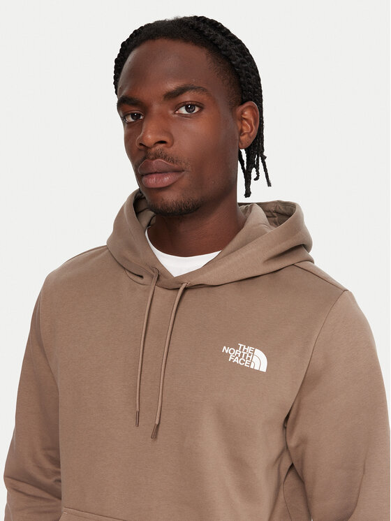 The North Face The North Face Majica dugih rukava Simple Dome NF0A89FC Smeđa Regular Fit