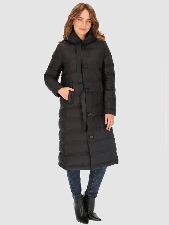 Perso Perso Kurtka damska BLH231010F Czarny Regular Fit