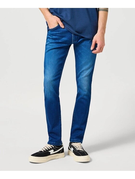 Wrangler Wrangler Jeansy BRYSON Niebieski Slim Fit