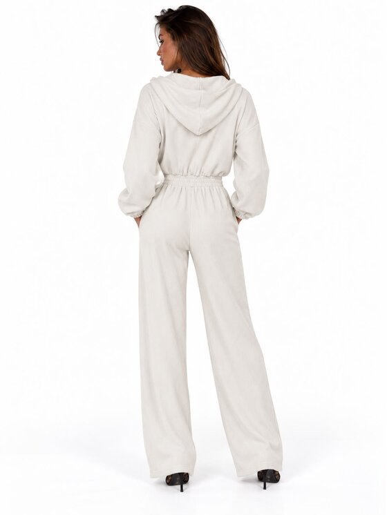 Agatha Studio Agatha Studio Kombinezon A26SS-AB-K07 Biały Oversize