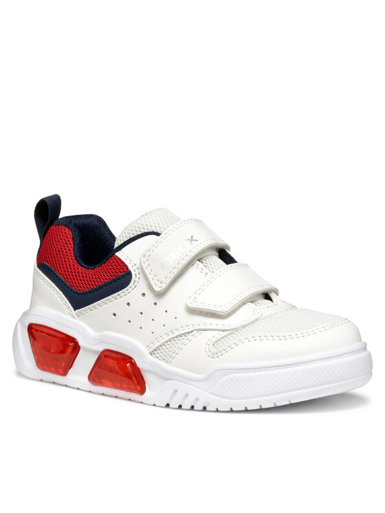 Geox Geox Sneakersy J Illuminus J55GVA 014BU C0050 D Biały