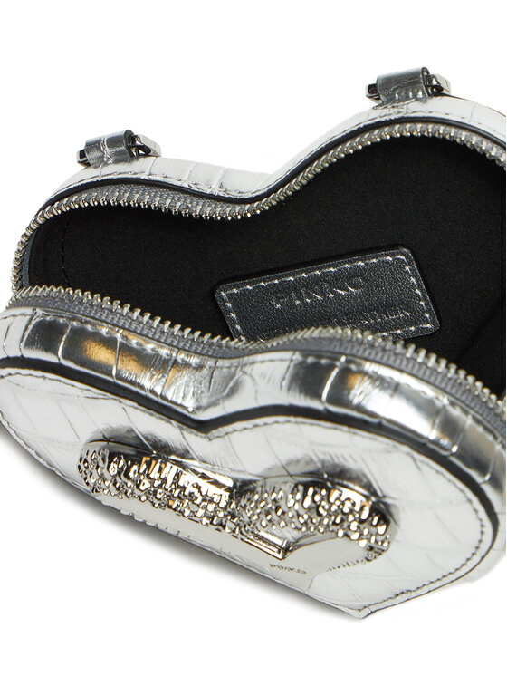 PINKO PINKO Piniginė monetoms Heart Pills Holder . AI 24-25 PCPL 103835 A1W5 Sidabrinė