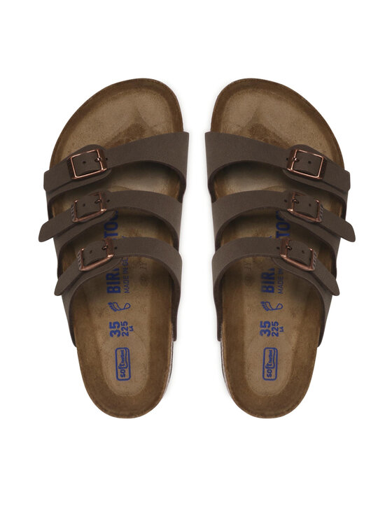 Birkenstock Birkenstock Klapki Florida 0053881 Brązowy