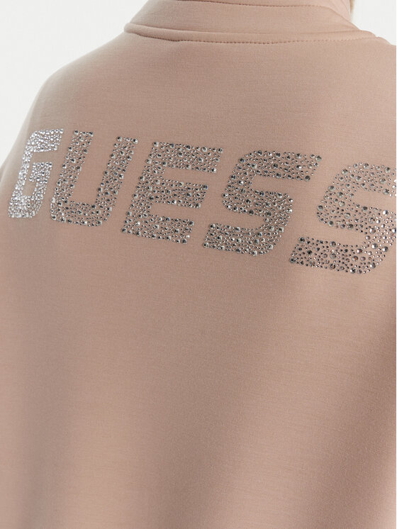 Guess Guess Bluză 169845 Bej Classic Fit