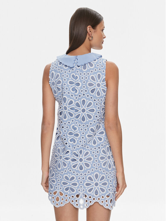 Silvian Heach Silvian Heach Každodenné šaty Mini GPP24412VE Modrá Regular Fit