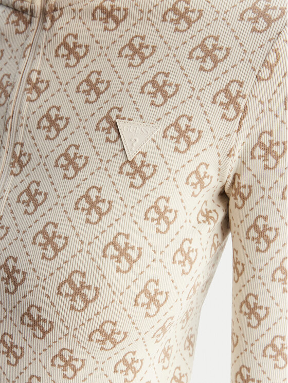 Guess Guess Džemperis V5BP08 K2000 Smėlio Slim Fit