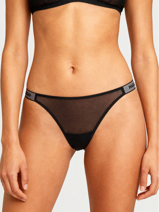 HUGO Set de tanga 50550125 Negru