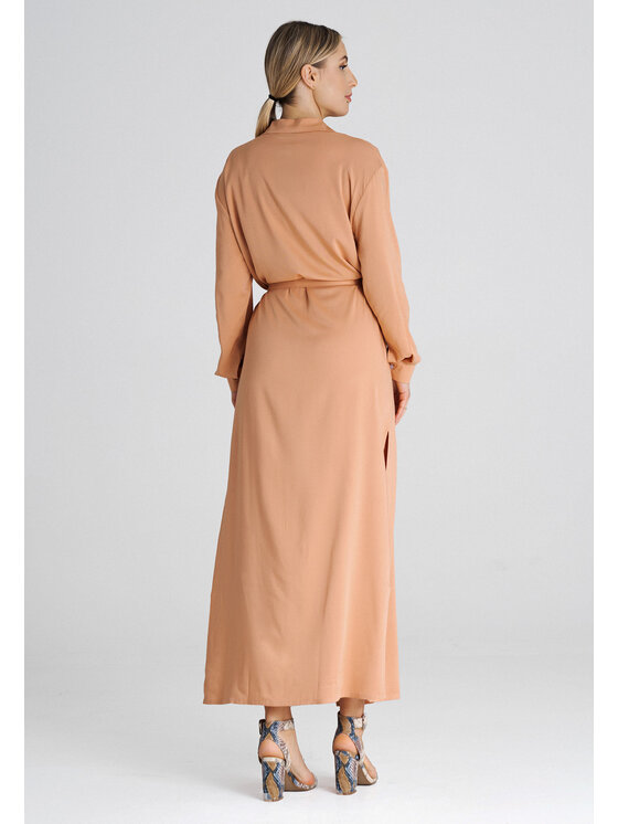 FIGL FIGL Každodenné šaty M1000 Oranžová Regular Fit