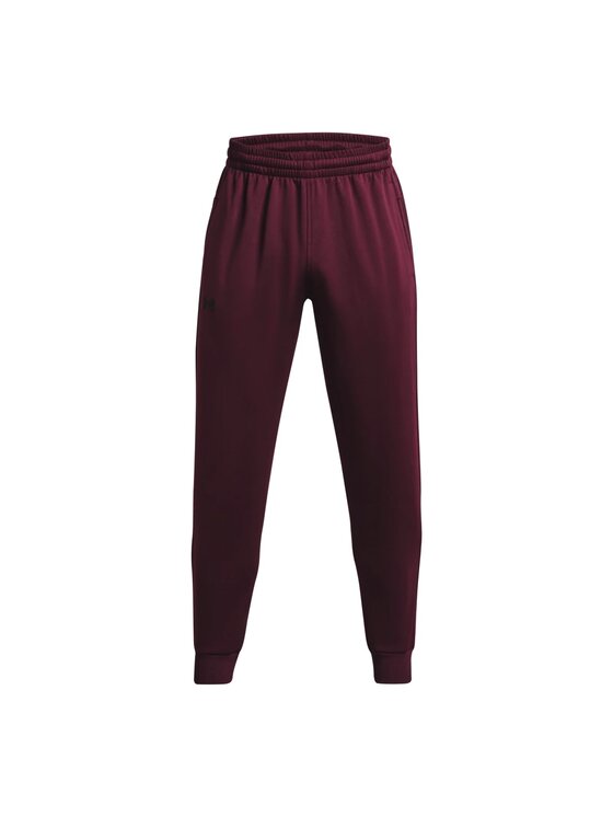 Under Armour Under Armour Spodnie dresowe Fleece Joggers Bordowy Basic Fit
