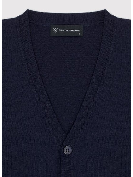Pako Lorente Pako Lorente Kardigan P24WF-2X-023 Granatowy Classic Fit