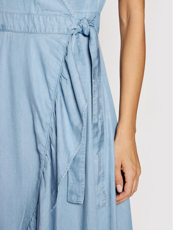 Guess Guess Kleid für den Alltag W1GK71 D4D22 Blau Regular Fit