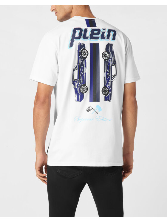PHILIPP PLEIN PHILIPP PLEIN T-Shirt 22595 Bílá Regular Fit