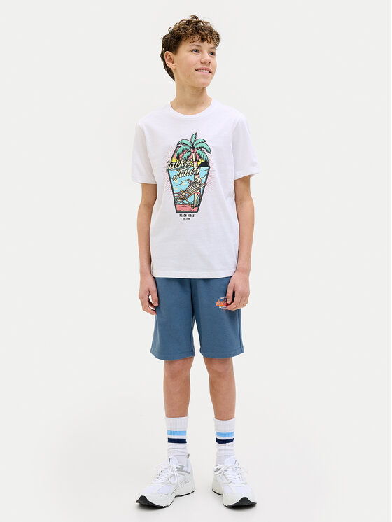 Jack&Jones Junior Jack&Jones Junior Sportske kratke hlače Logo 12249970 Plava Slim Fit