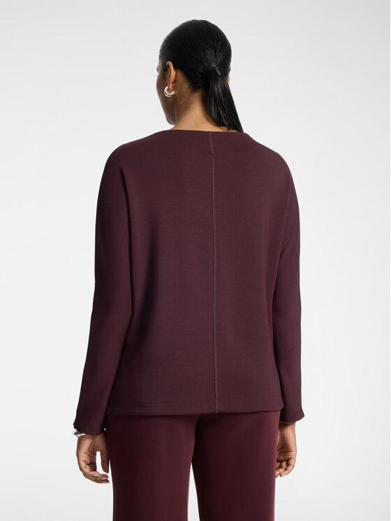 Elena Mirò Elena Mirò Bluza G806Z000675N039 Bordowy Regular Fit