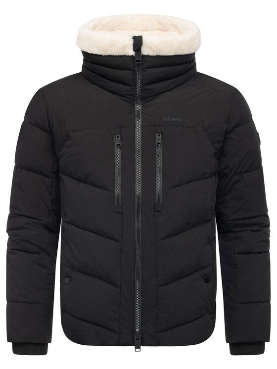 Stone Harbour Stone Harbour Kurtka zimowa Ansello Czarny Regular Fit