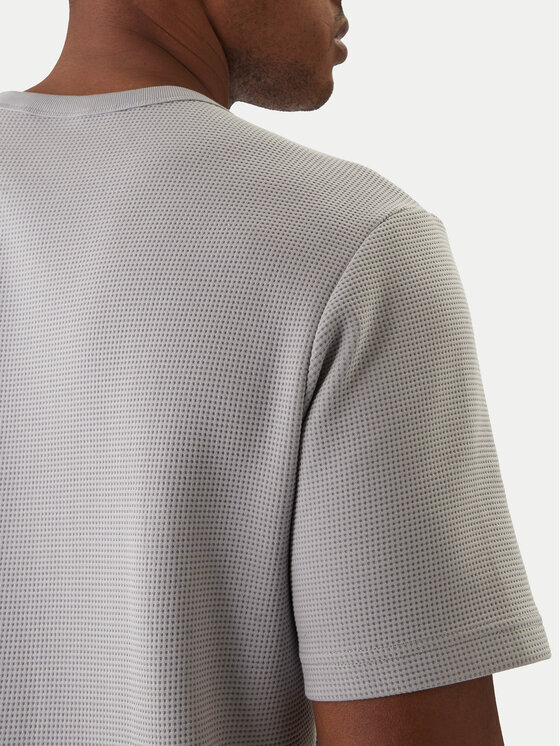 adidas adidas T-Shirt Trefoil Essentials Waffle KE1203 Grau Regular Fit