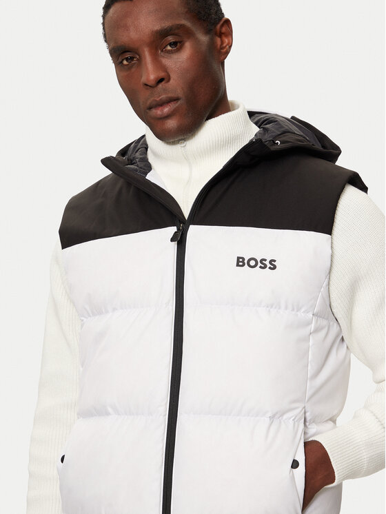 BOSS BOSS Sportski prsluk V_Hamar 2 50522646 Bijela Regular Fit