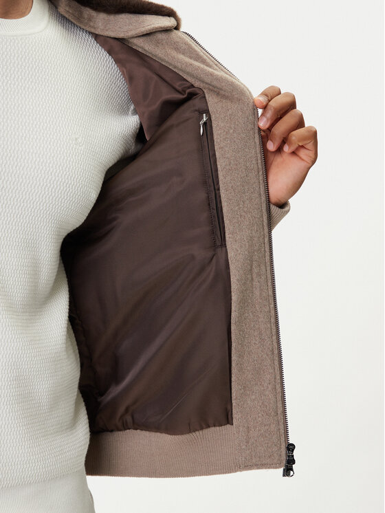 Bugatti Bugatti Преходно яке 872796 81040 Бежов Regular Fit